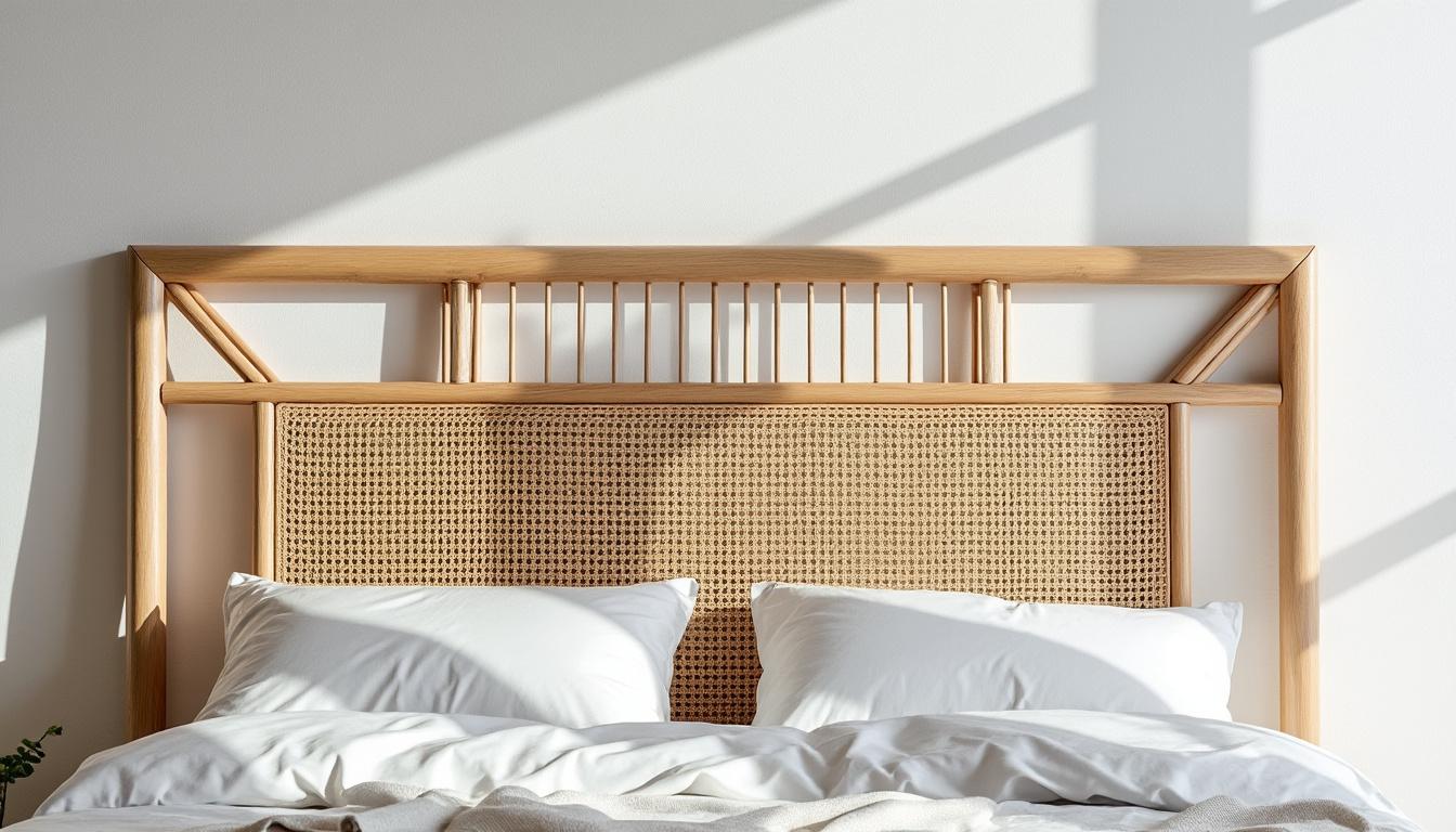 découvrez un tuto simple et léger pour créer une tête de lit en cannes ou baguettes, idéale pour une déco naturelle et élégante.